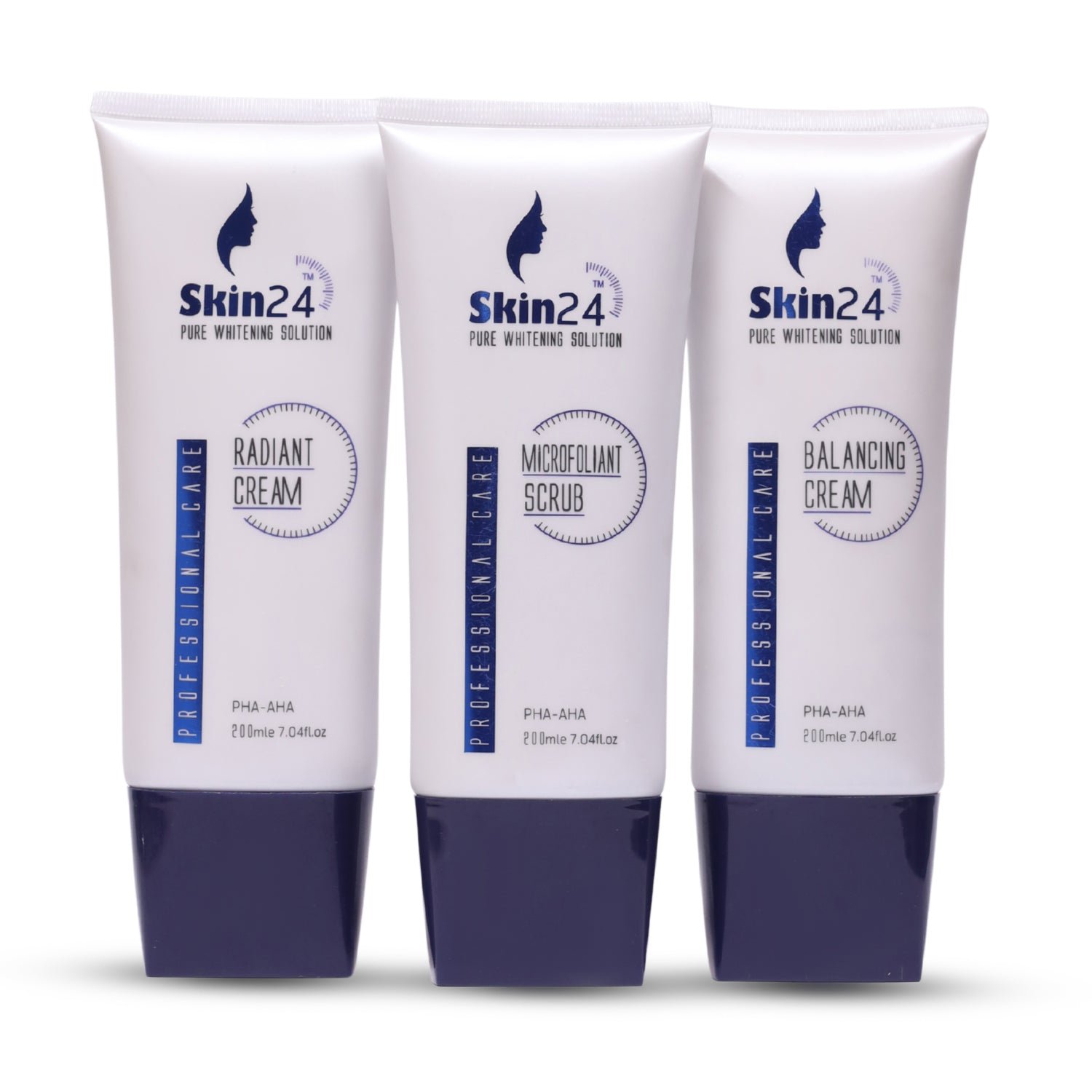 Skin 24 Radiant Cream + Microfoliant Scrub + Balancing Cream